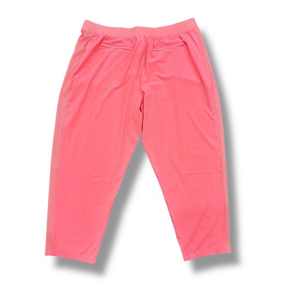NWOT Athleta Plus Size 24 Brooklyn Ankle Pant Orange - Golf Travel Resort UPF50+ - Picture 5 of 5
